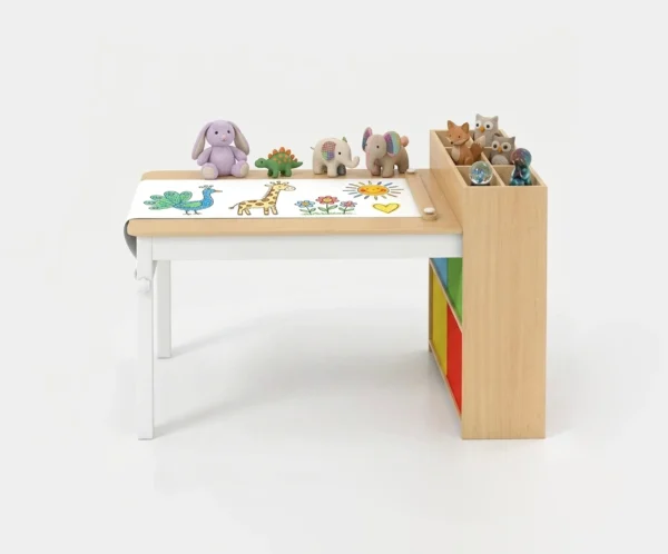 Kids Activity Table with Storage