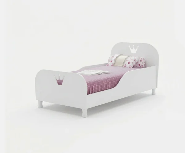 Princess Kids Bed – Crown Edition