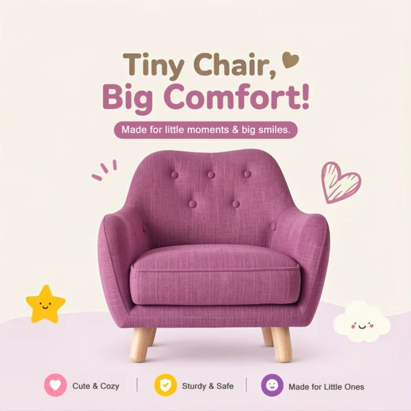 Snatchz Kids Luxury Sofa – Cozy Comfort Editio